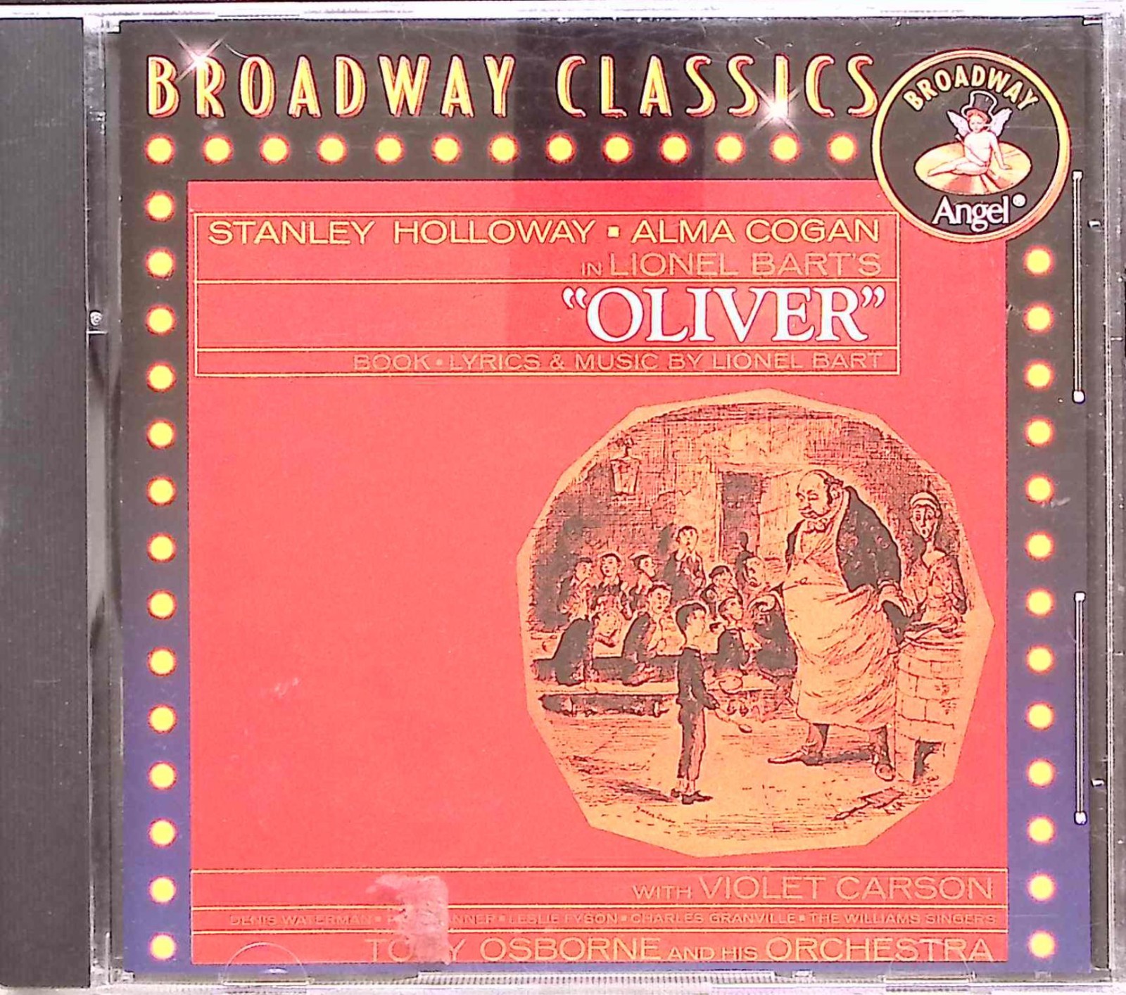 VARIOUS ARTISTS  OLIVER  LONDON RECORDING  ANGEL RECORDS CD 506A