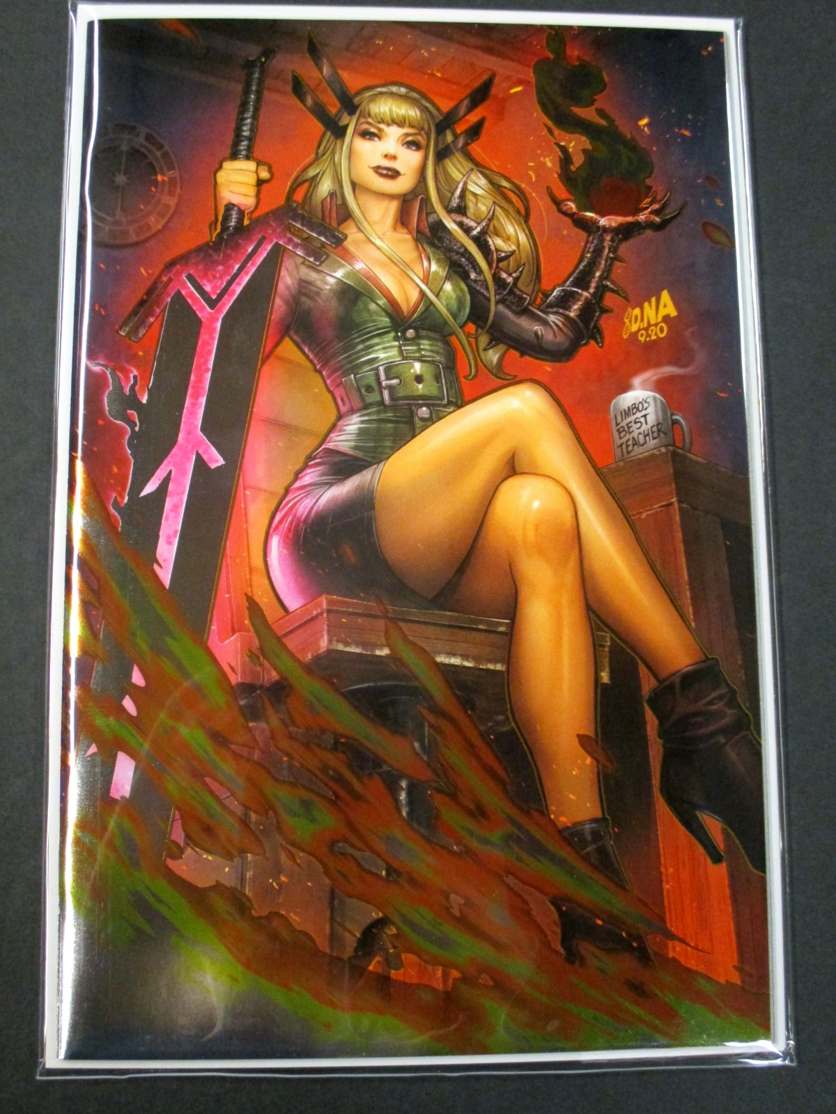 FOIL MARVEL COMICS LA CADUTA DI X 001 VARIANTE REGNO DI X NYCC VERGINE SCONOSCIUTA AL91
