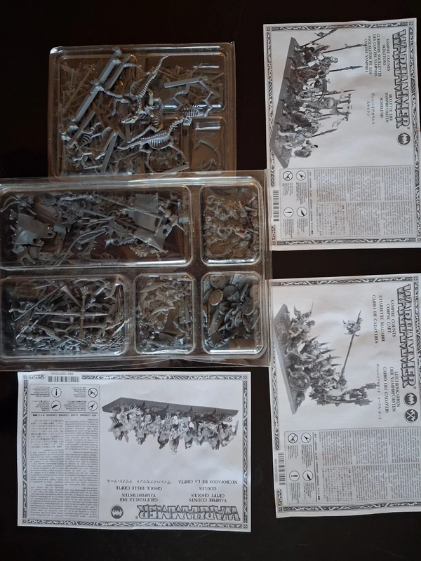 Lot Warhammer Comtes Vampires Squelettes Goules Charrette Macabre + Giga Bitz Rabiot