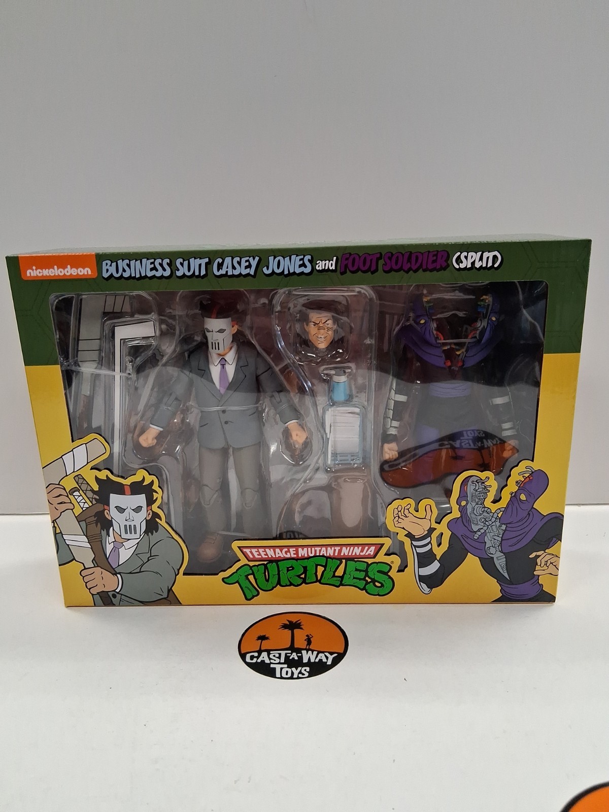 Neca Teenage Mutant Ninja Turtles Business Suit Casey Jones & Split Foot Soldier
