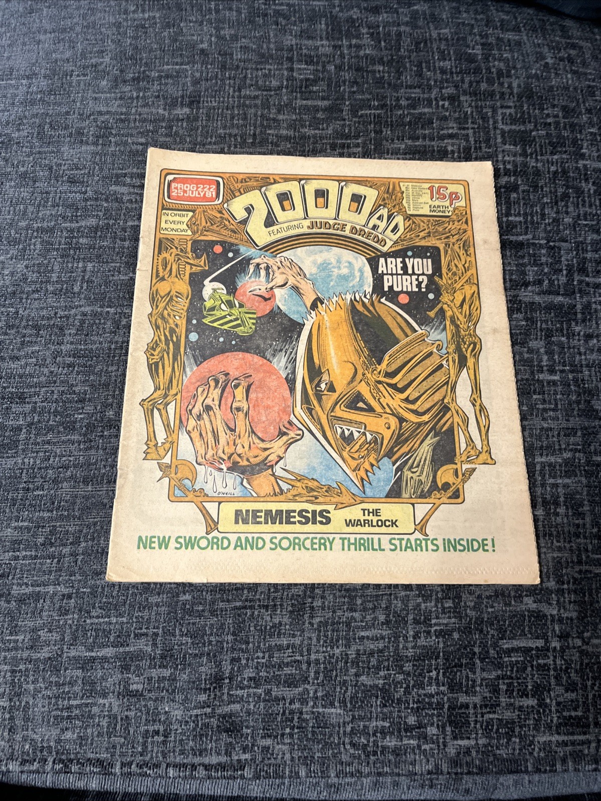 2000AD Comic - Prog 222 - 25 Jul 1981