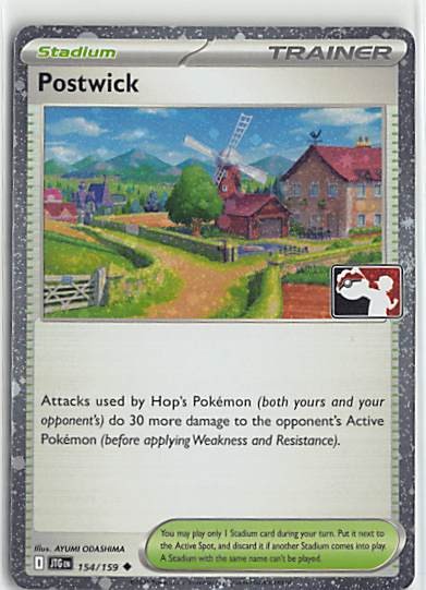 Confezione Premio Serie Carte Holo Rare 154/159 Postwick