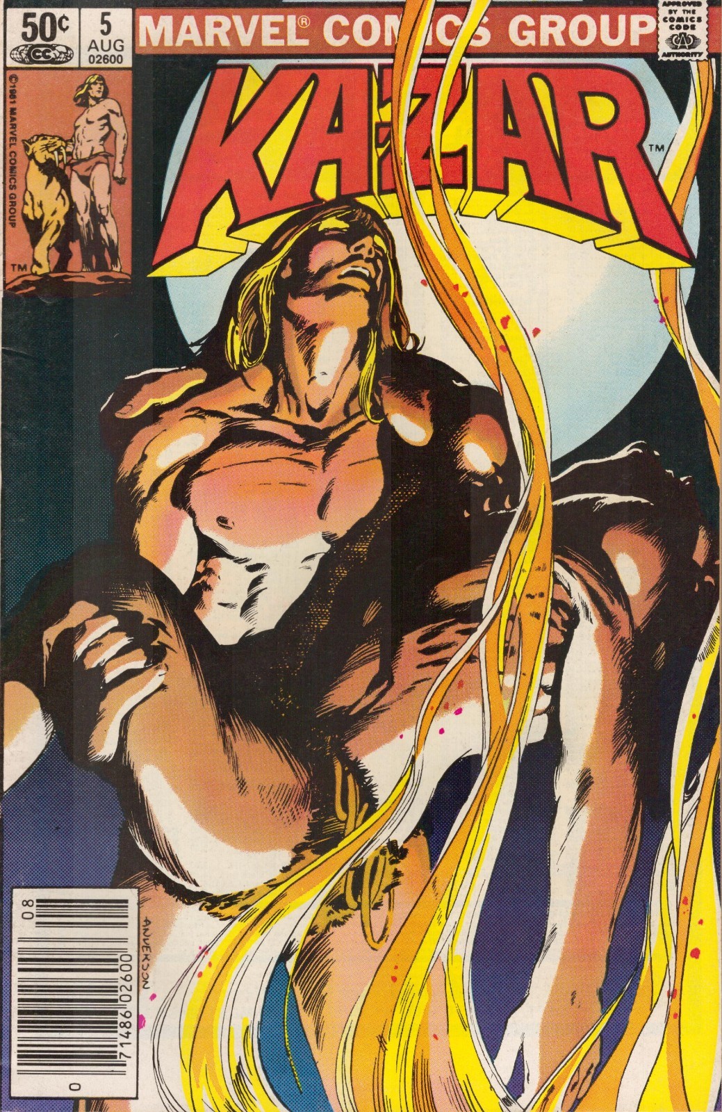 53650: MARVEL KA-ZAR #5 grado VF