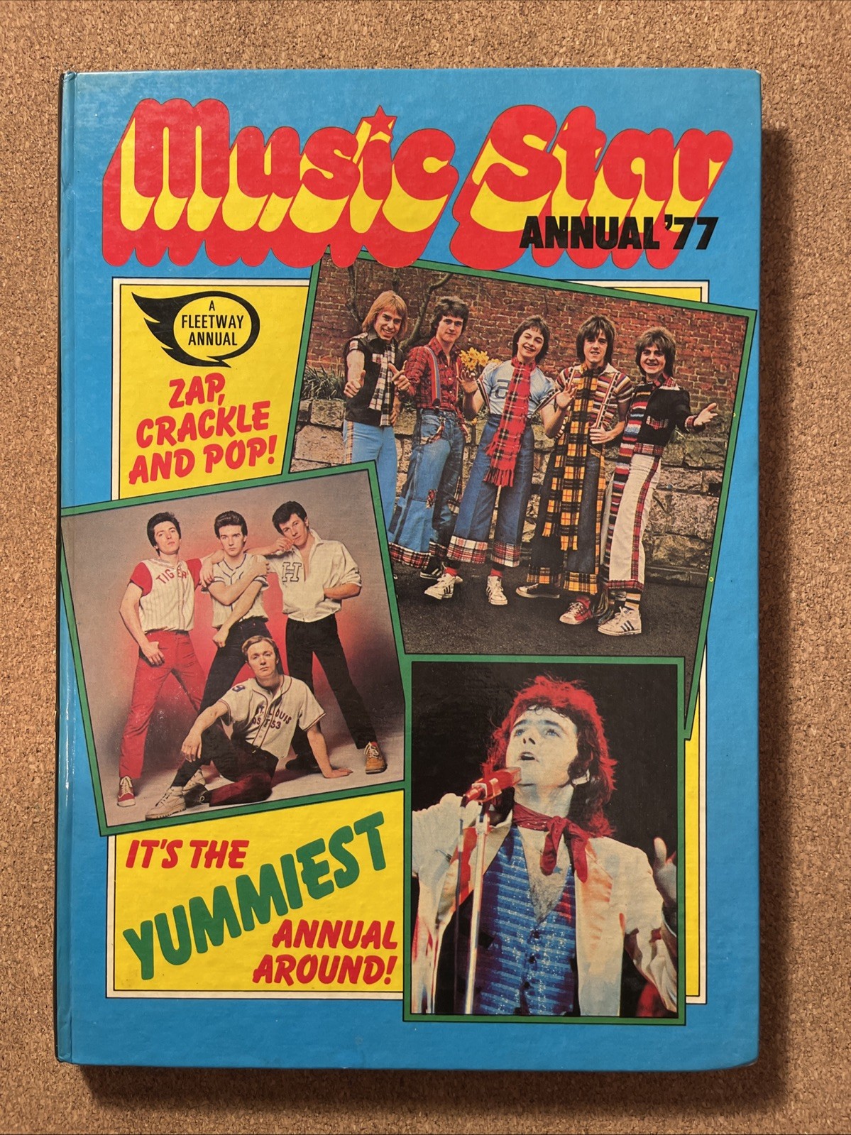 Music Star Annual '77 VGC Unclipped, Crossword completed in pencil, Many Photos