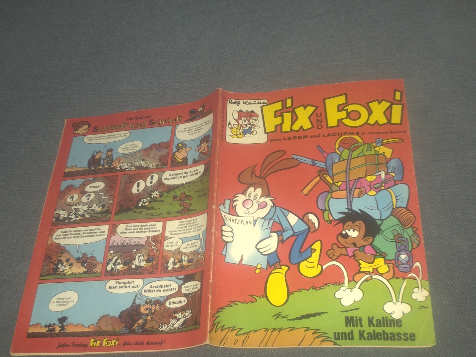 FIX E FOXI FUMETTO QUADERNO 21° ANNO VOLUME N.19
