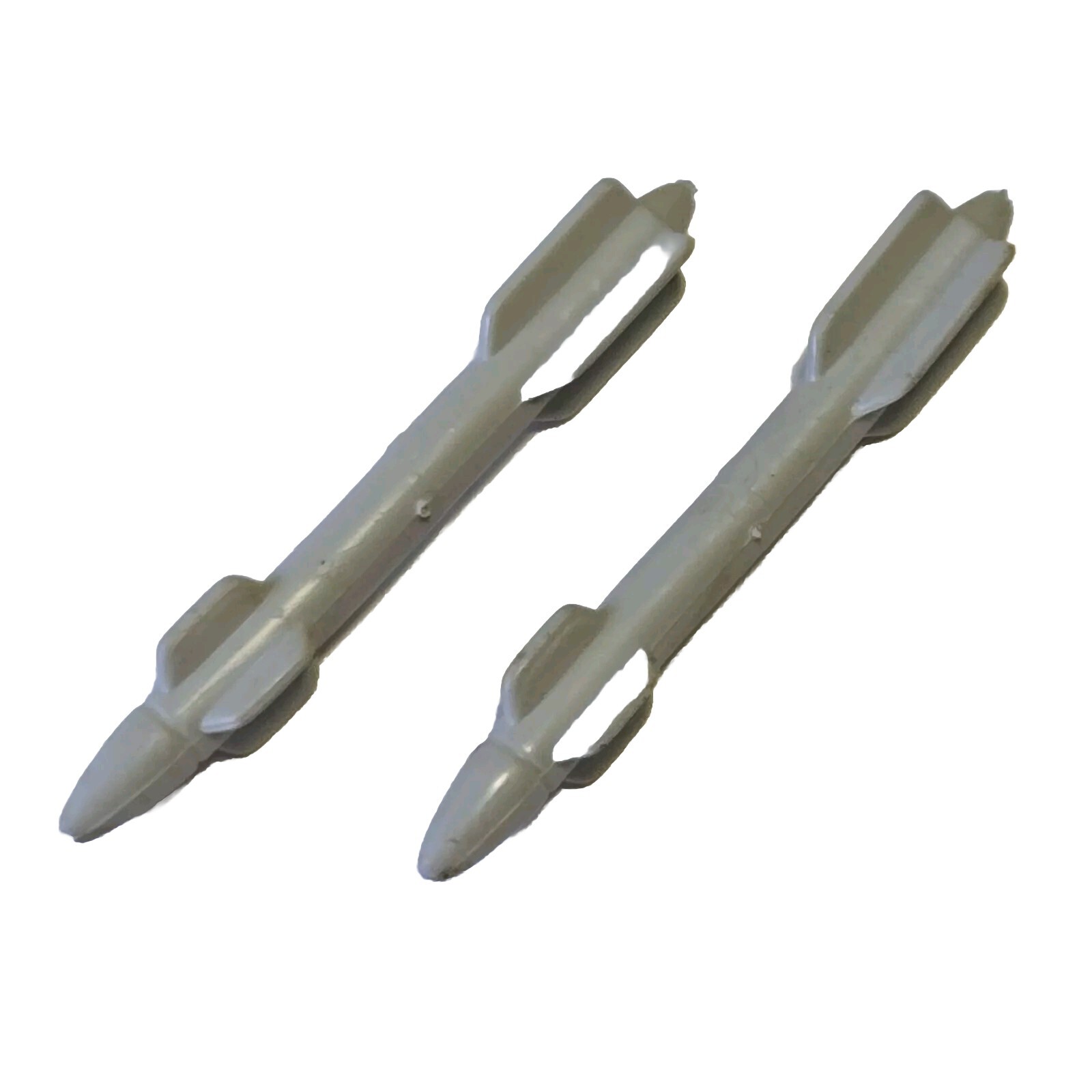 Vintage G I JOE Killer Whale Missle Projectile Replacement Parts X2
