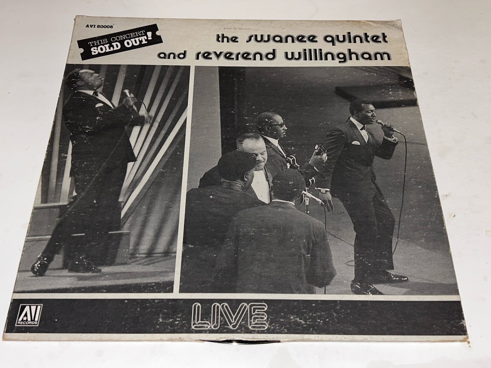 Swanee Quintet And Reverend Willingham Live Gospel Lp 142