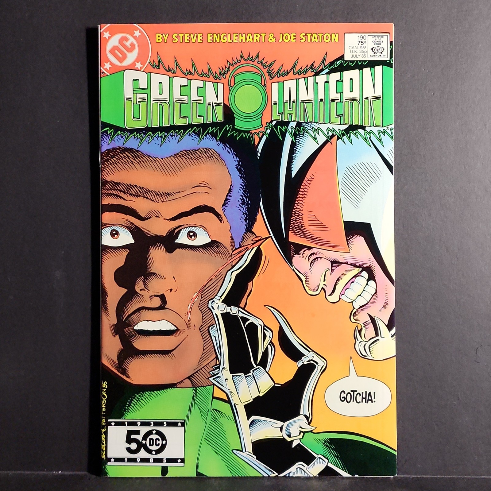 Green Lantern #190 DC Comics John Stewart Predator Joe Staton Art