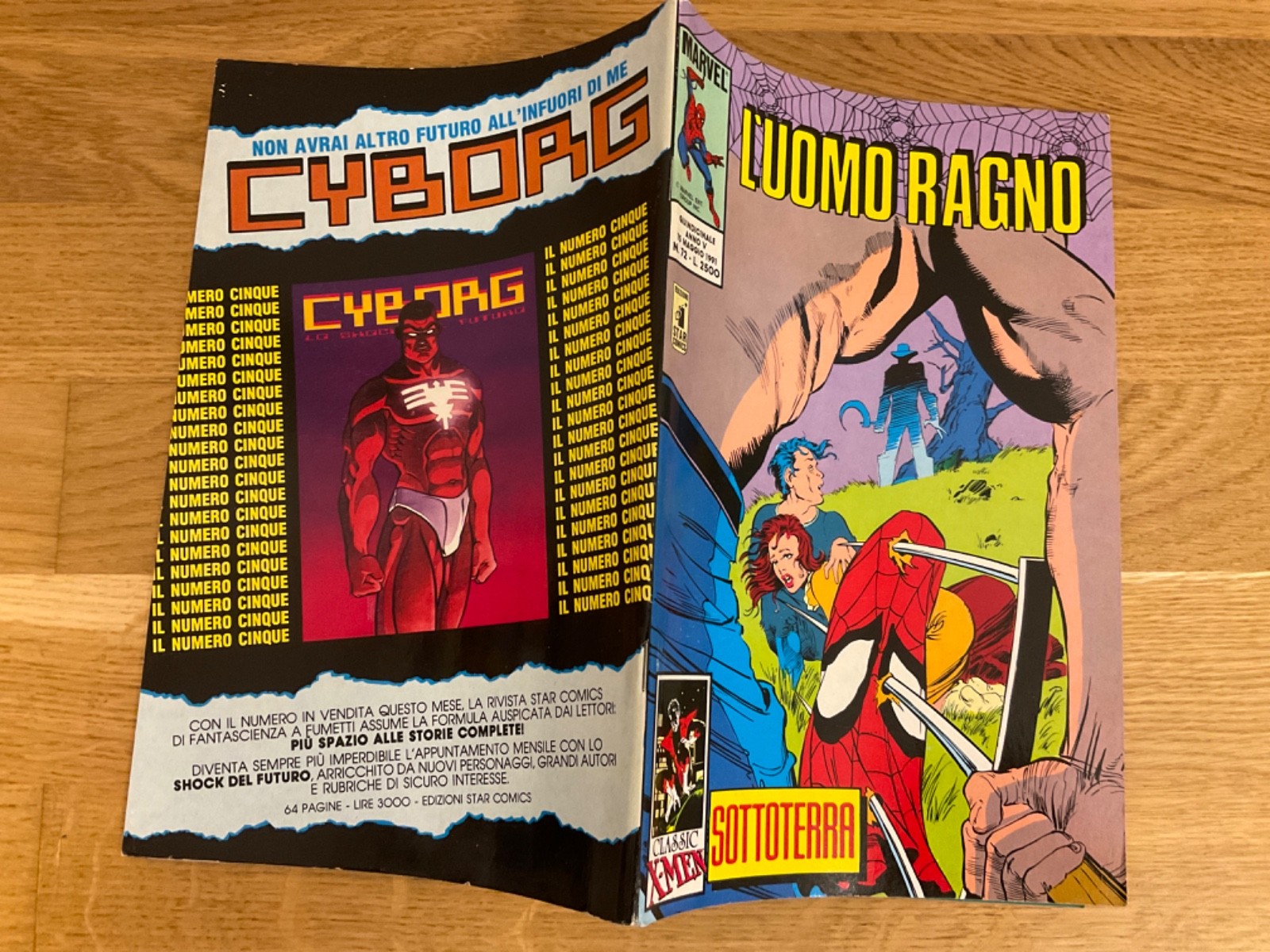 L’UOMO RAGNO n. 72  - 1991 STAR COMICS  - SPIDERMAN MARVEL