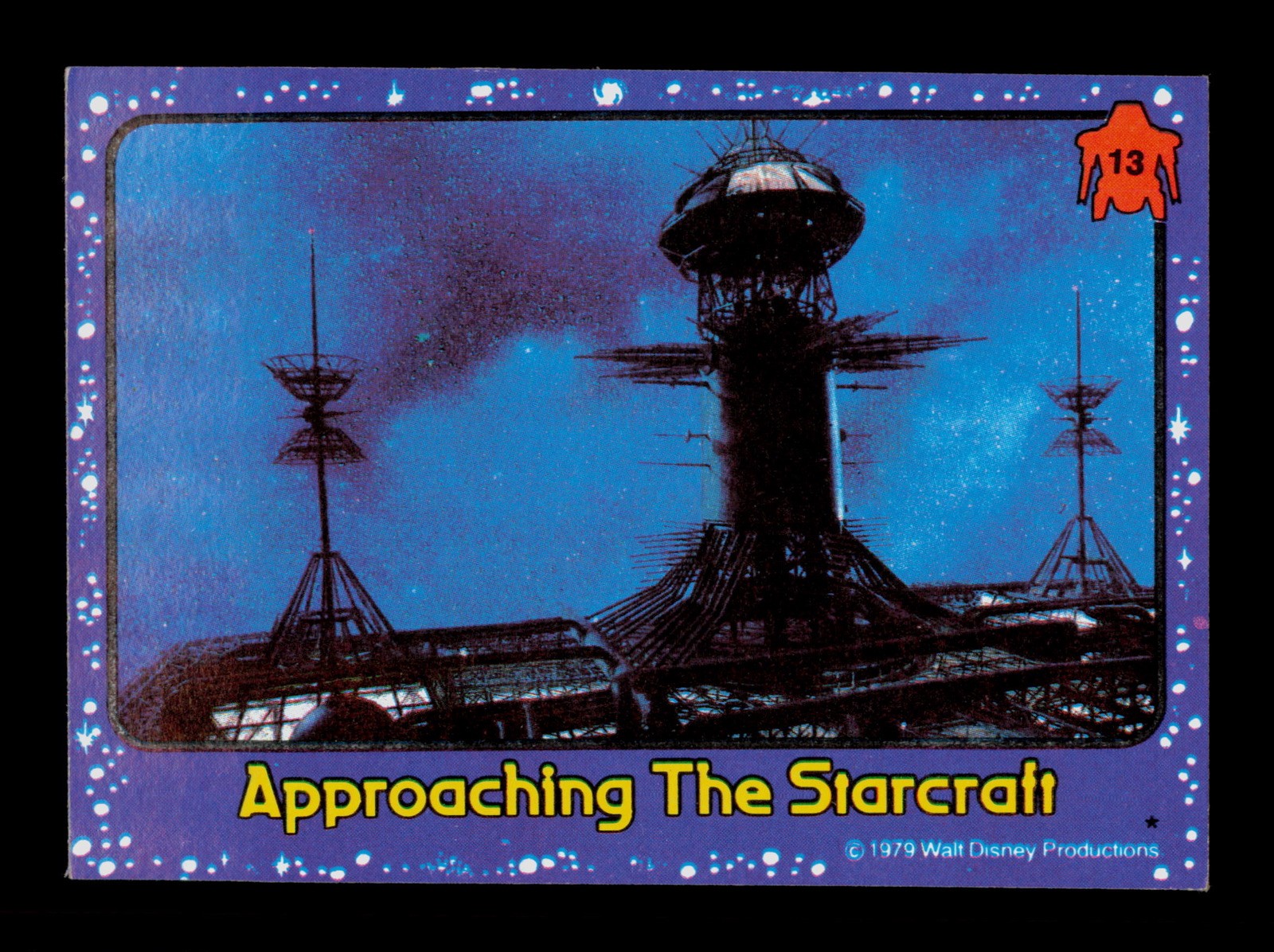 Avvicinarsi a Starcraft 13 Disney Il Buco Nero 1979 Trading Card TCG