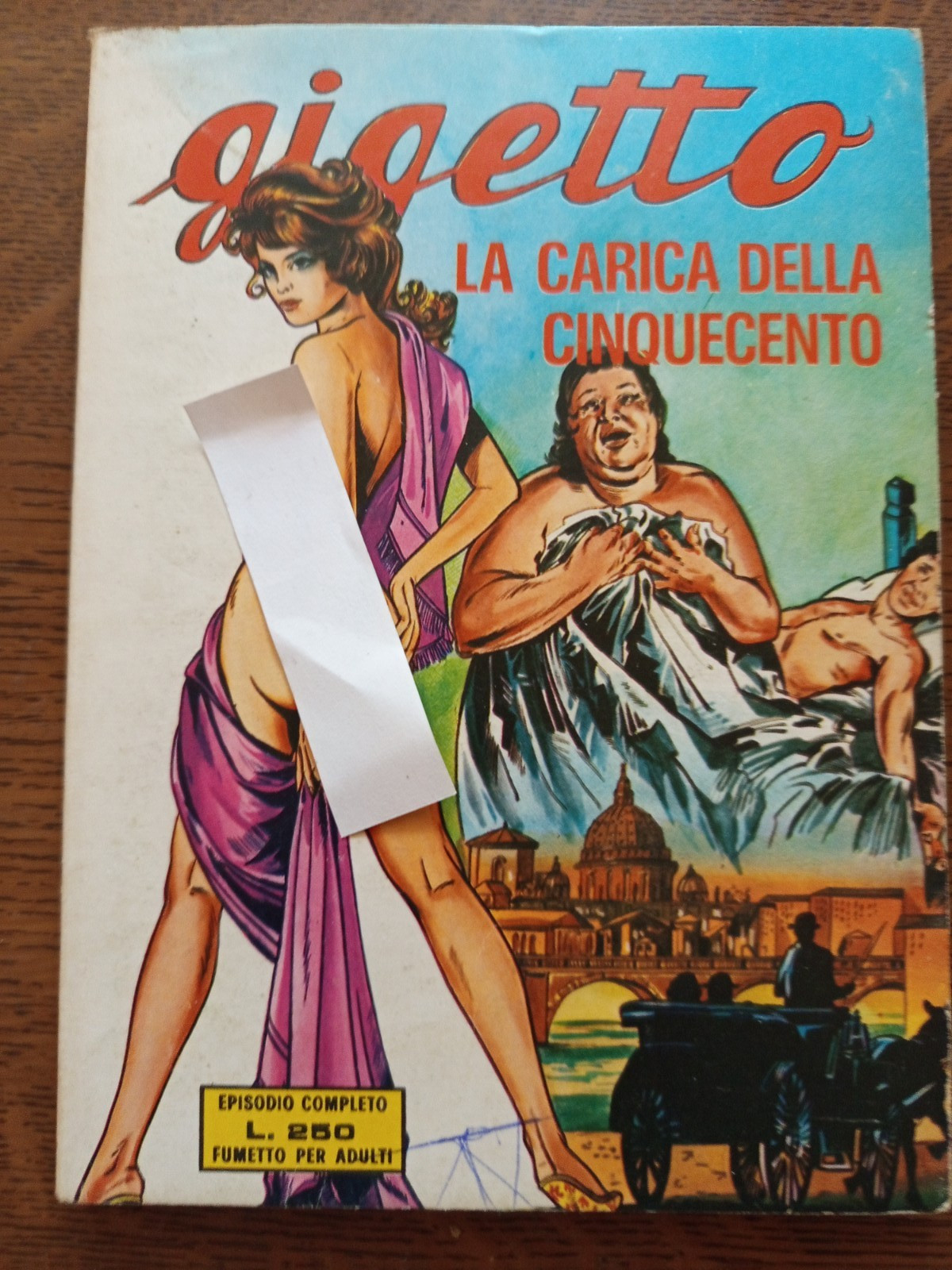 gigetto n 9 '' la carica della cinquecento '' - 1975