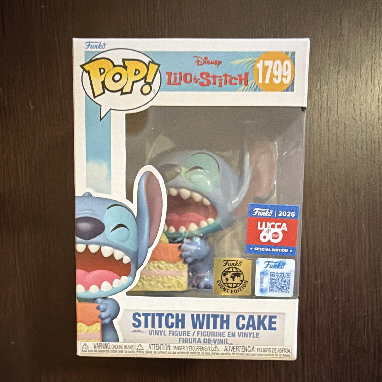 Funko Pop! Lilo & Stitch #1799 Stitch with Cake Lucca 2026