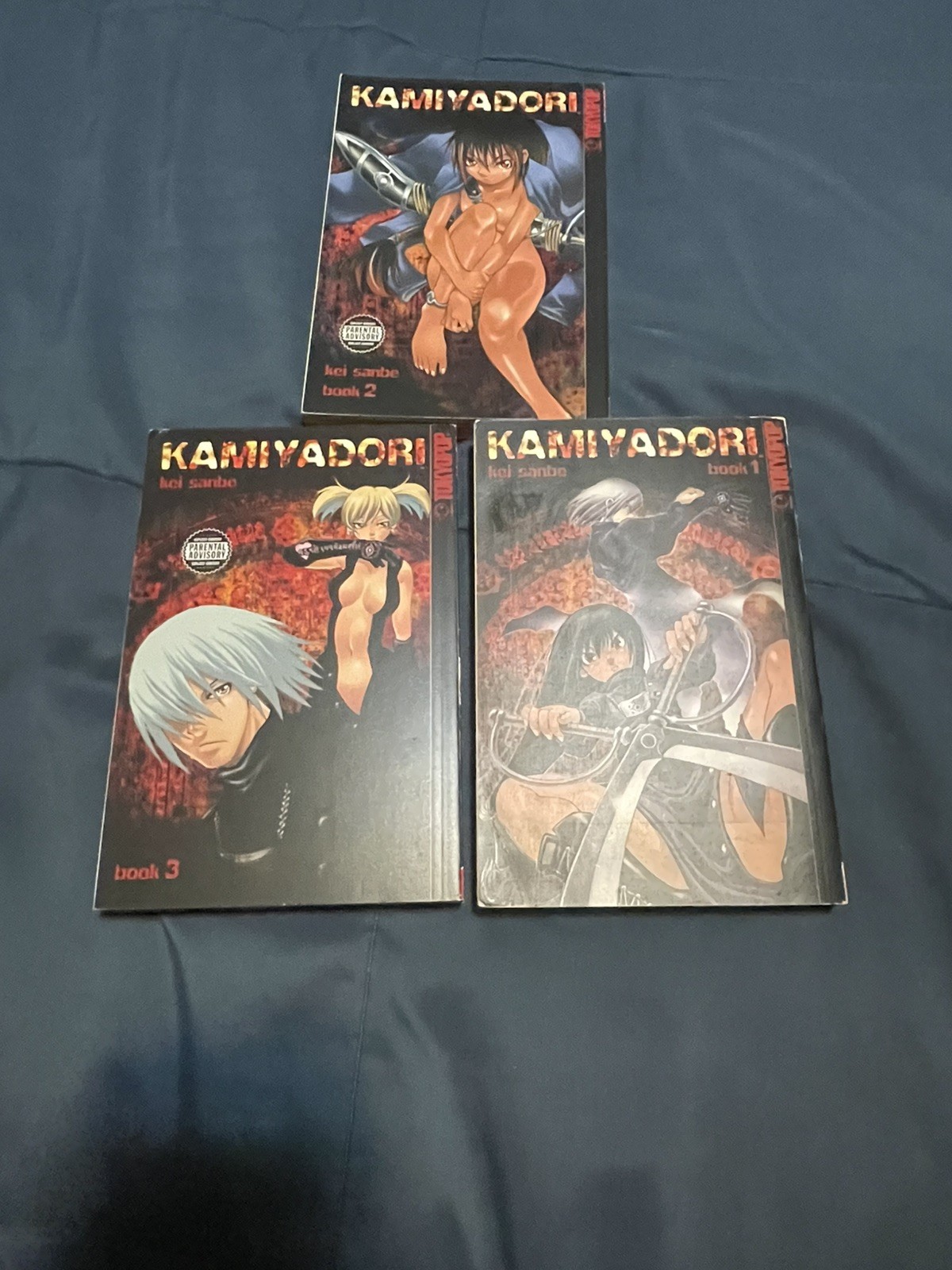 kamiyadori manga volumi 1,2,3