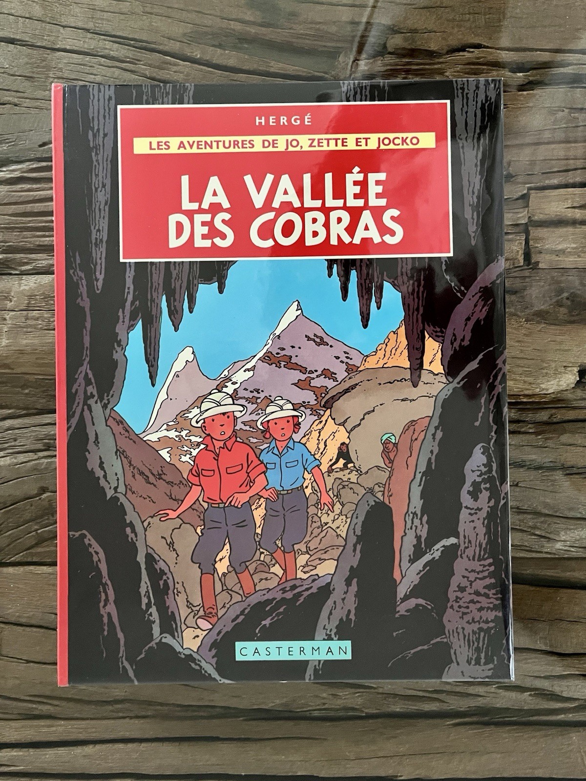 JO ZETTE ET JOCKO : RARE B39 LA VALLÉE DES COBRAS 71 4ÈME PLAT ORANGE NEUF HERGÉ