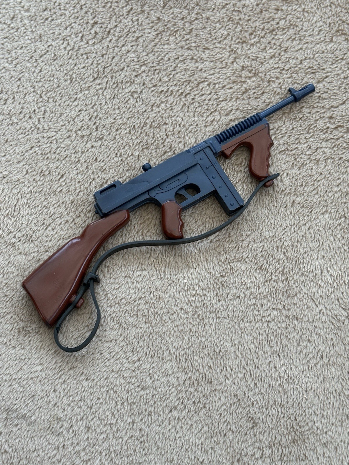 Vintage Action Man Desert Fighter Thompson MG - VGC