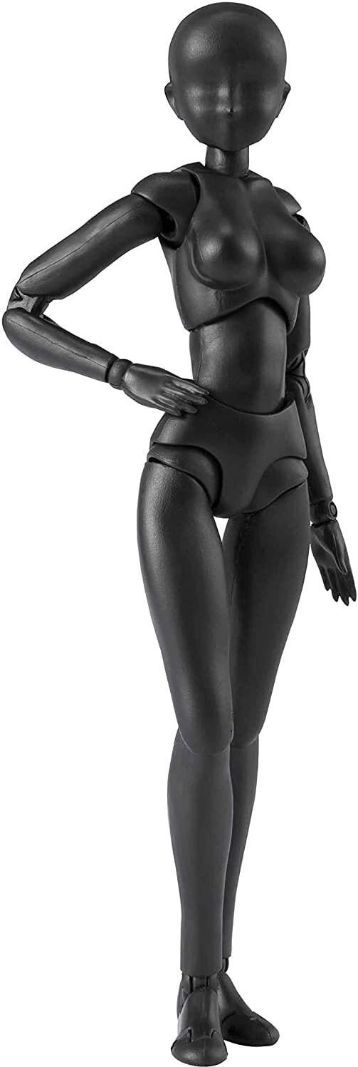 S.H.Figuarts Body-chan DX SET 2 action figure colore nero tinta unita Bandai Spirits
