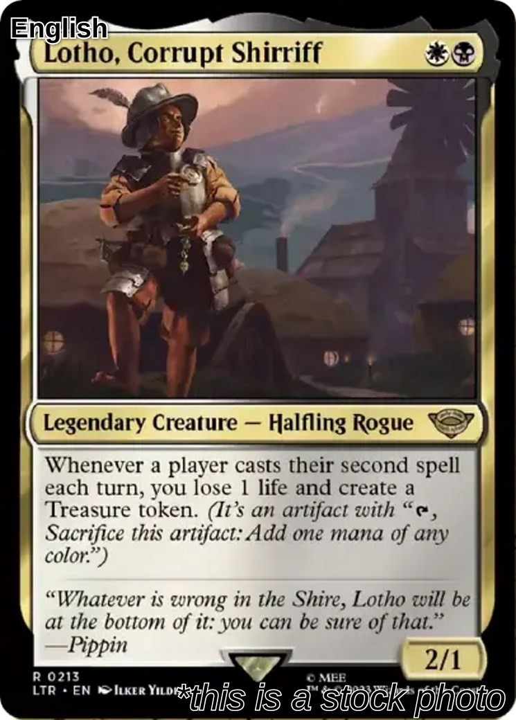 Lotho, Corrupt Shirriff [LTR - 213]
