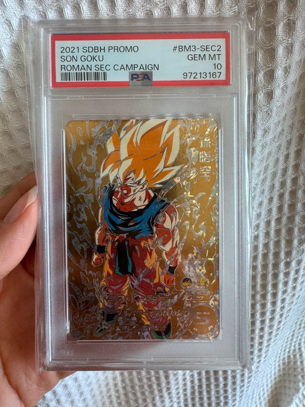 Dragonball Son Goku Roman Secret Campaign BM3-Sec2 PSA 10
