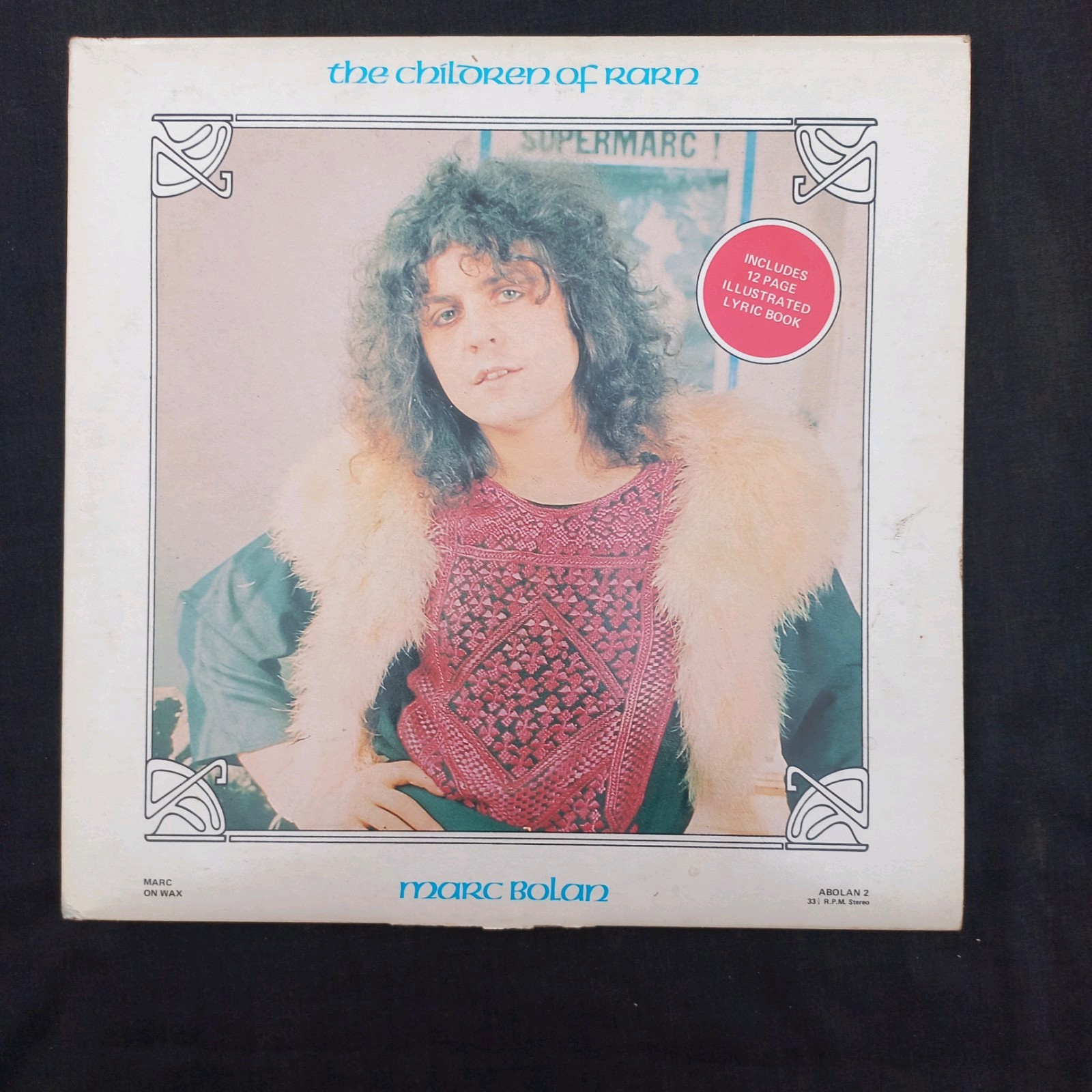 MARC BOLAN- CHILDREN OF THE RARN- 4 TRACK 10' VINYL EP WITH BOOKLET 