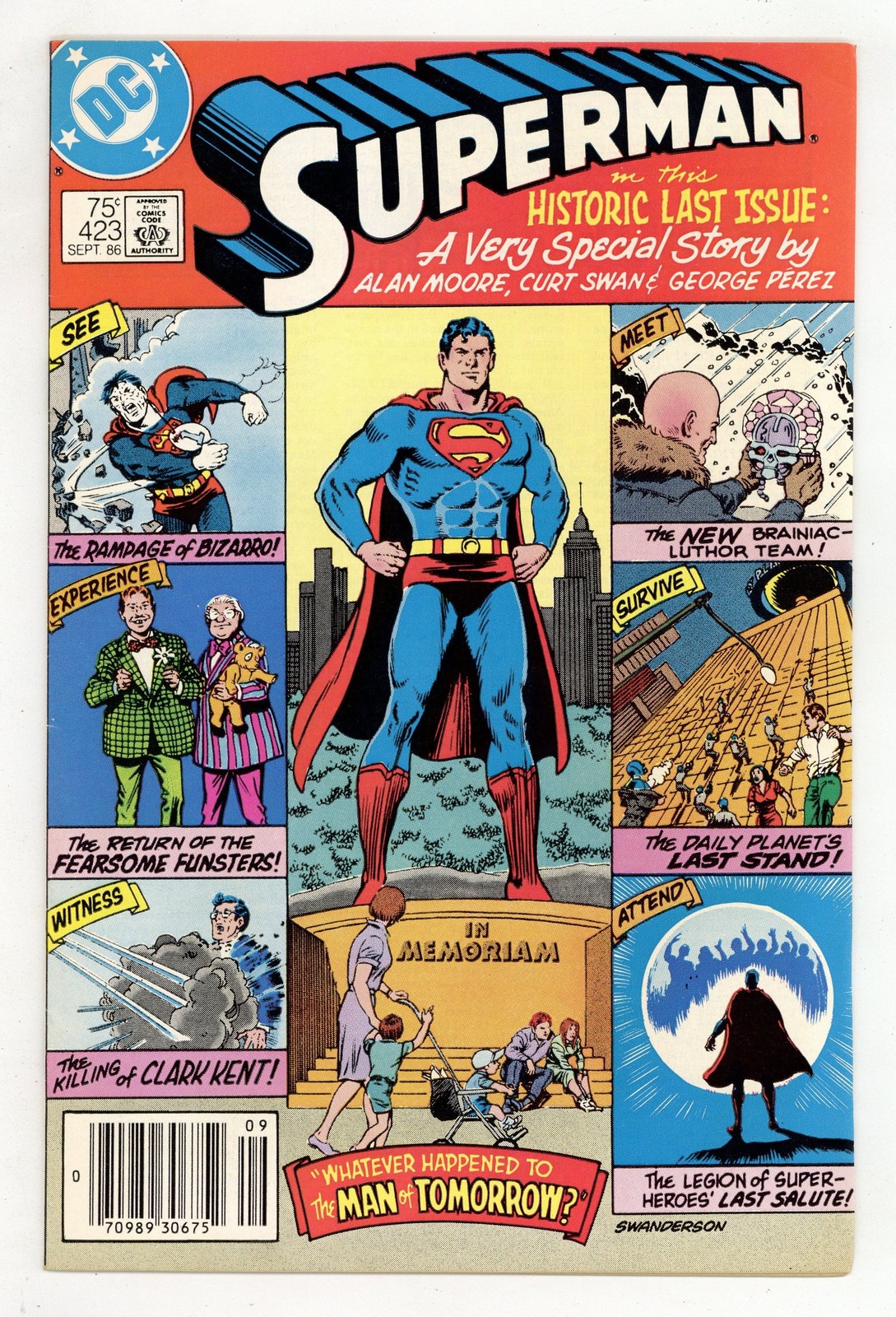 Superman #423N FN 6.0 1986