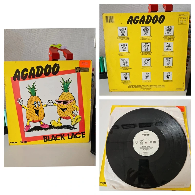 Vinyle Black Lace – Agadoo
