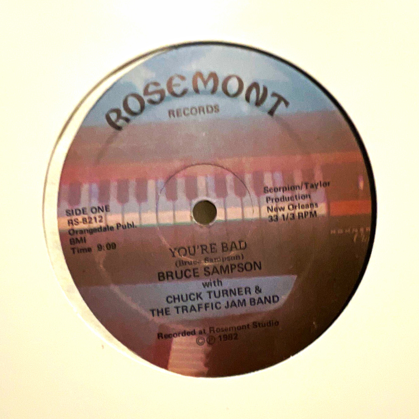 Bruce Sampson - you’re bad 12 Rosemont records rare boogie funk 