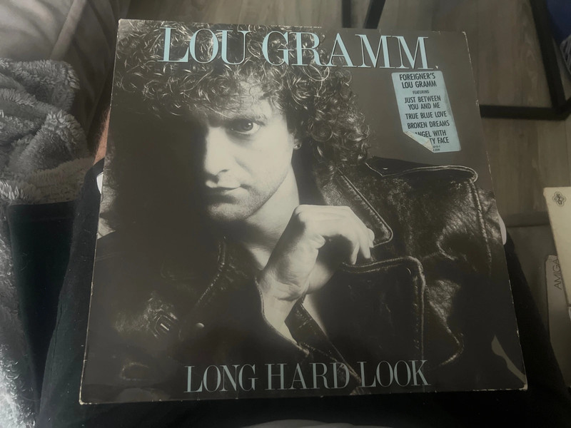 Lou Gramm Long Hard Look Atlantic Vinyl LP