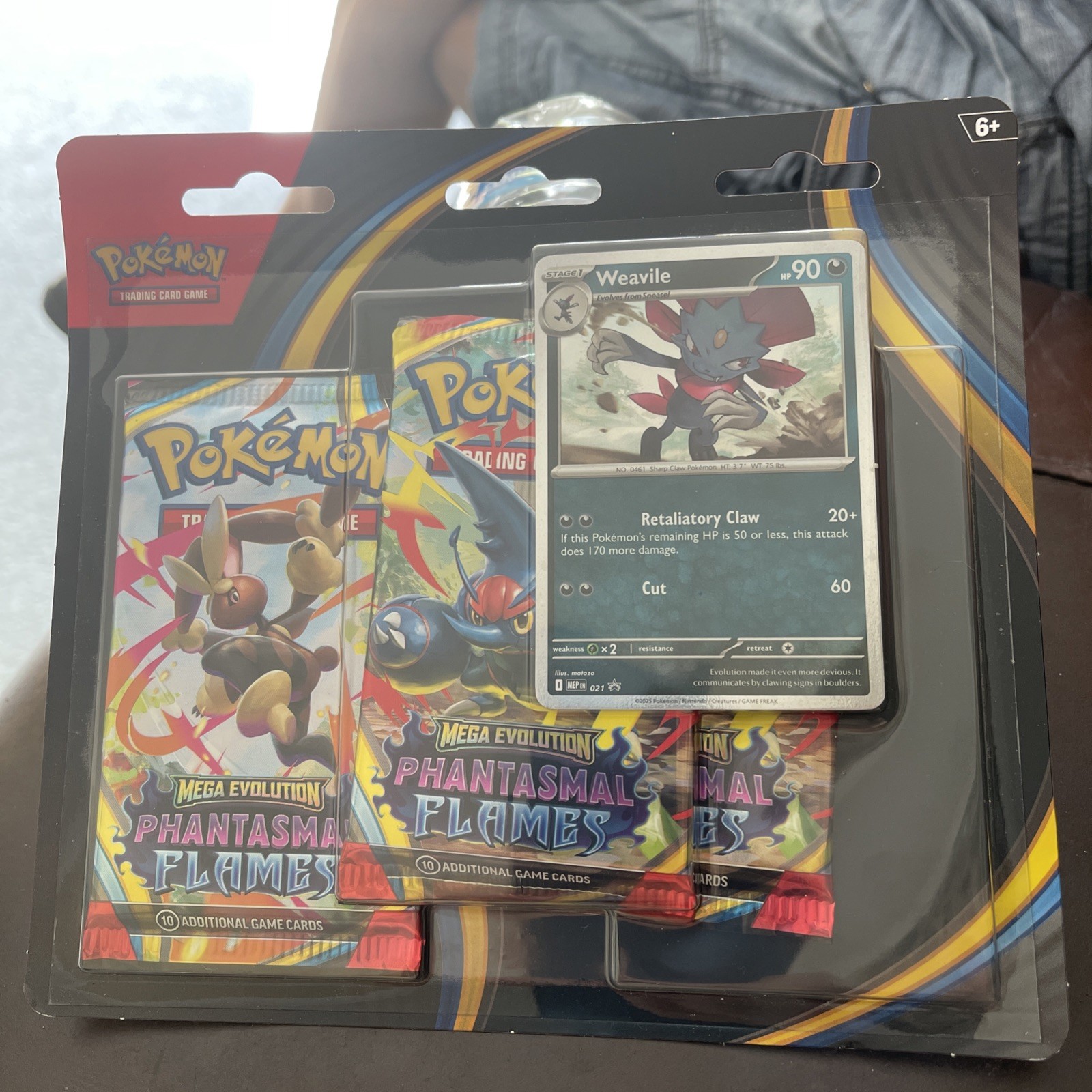 Pokemon TCG Phantasmal Flames Triple Blister New Factory Sealed