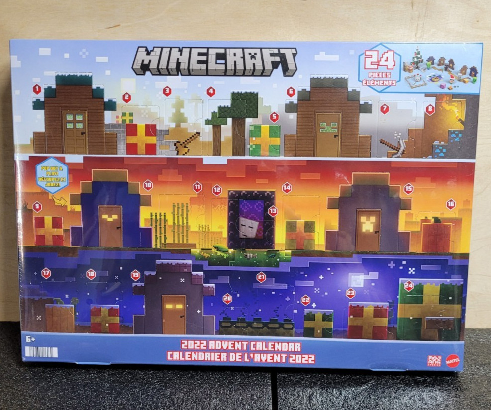 Minecraft Mob Head Calendario dell'Avvento 2022