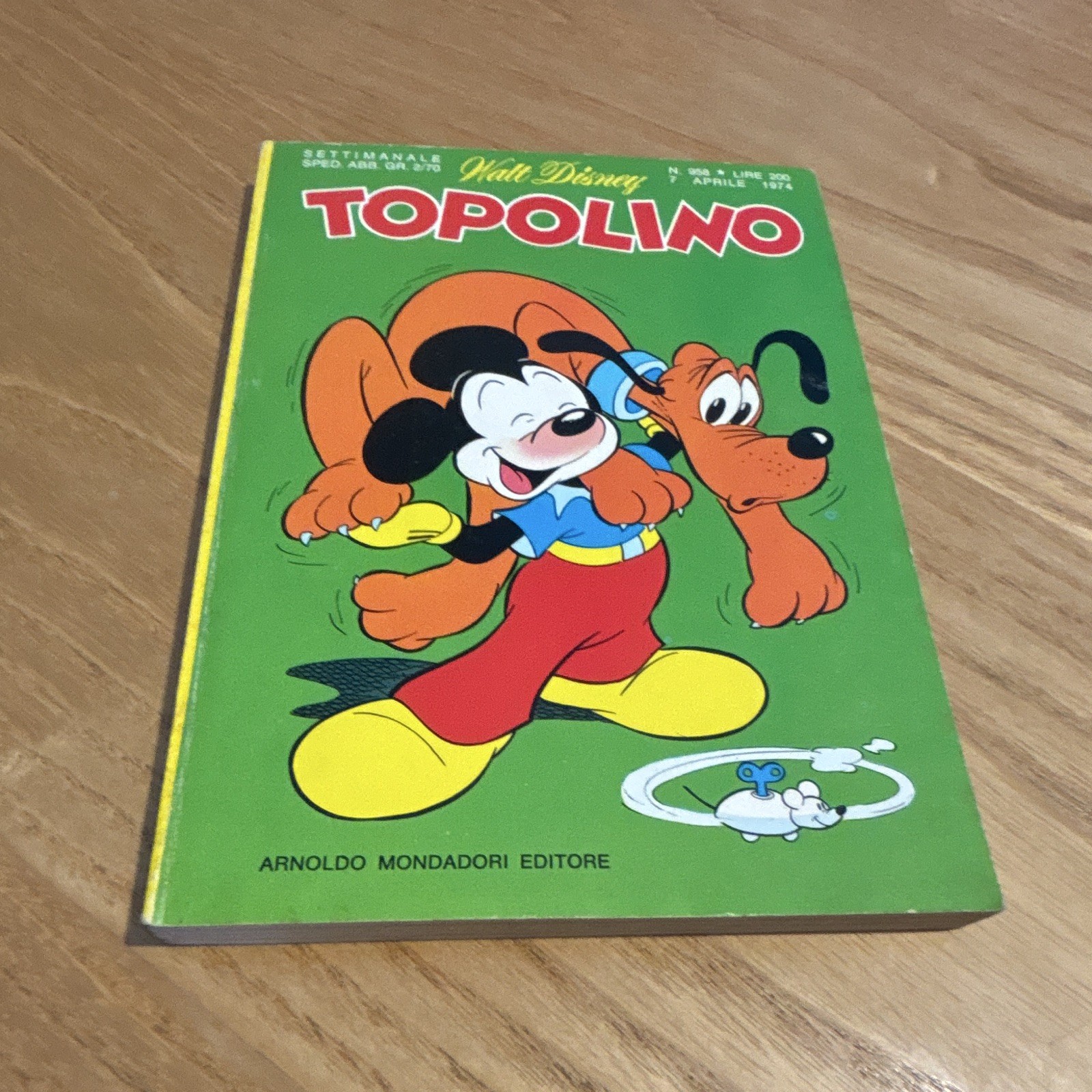 Topolino N.958 Mondadori del 1974 Si Bollino Sì Cedola