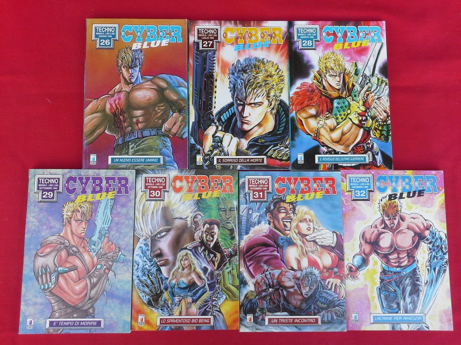 CYBER BLUE serie completa  7 nr.  STAR COMICS   1996