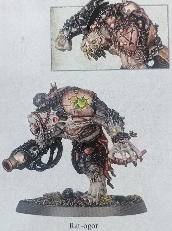 Warhammer age of sigmar Skaven ( 3 Rat Ogror )