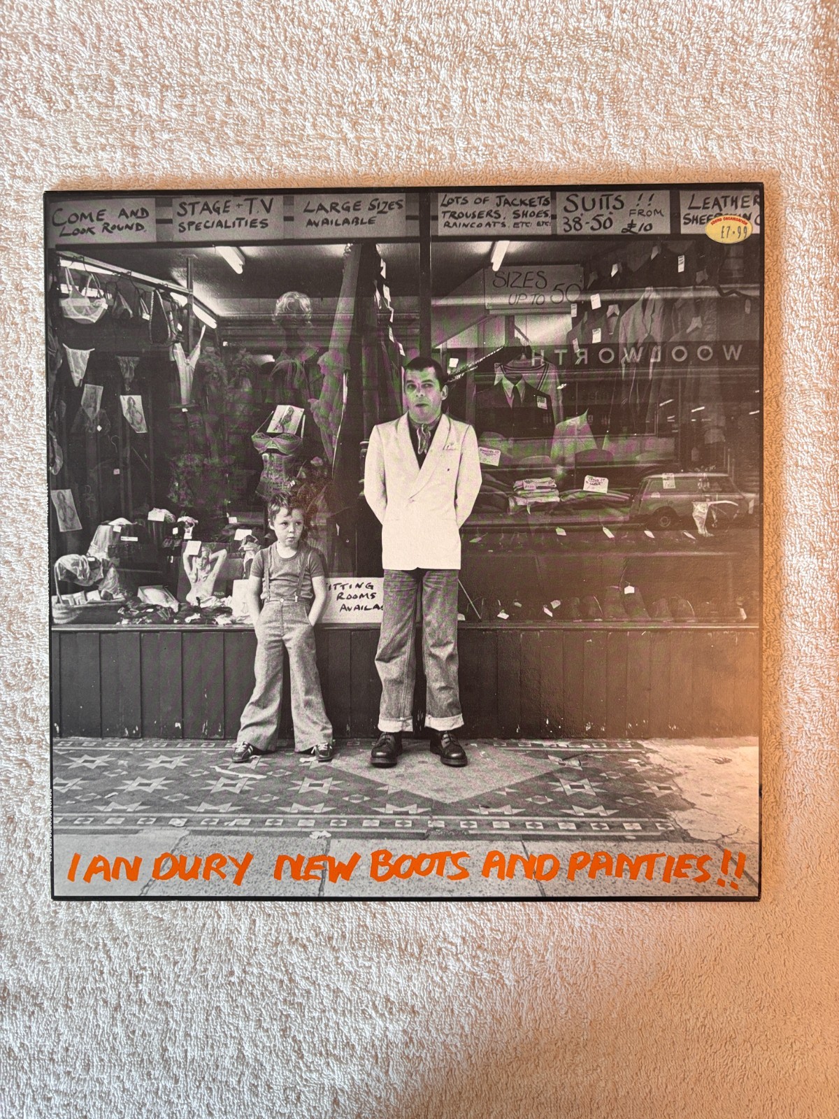 Ian Dury New Boots And Panties!! vinyl cat# FIEND 63  UK Reissue EX/EX