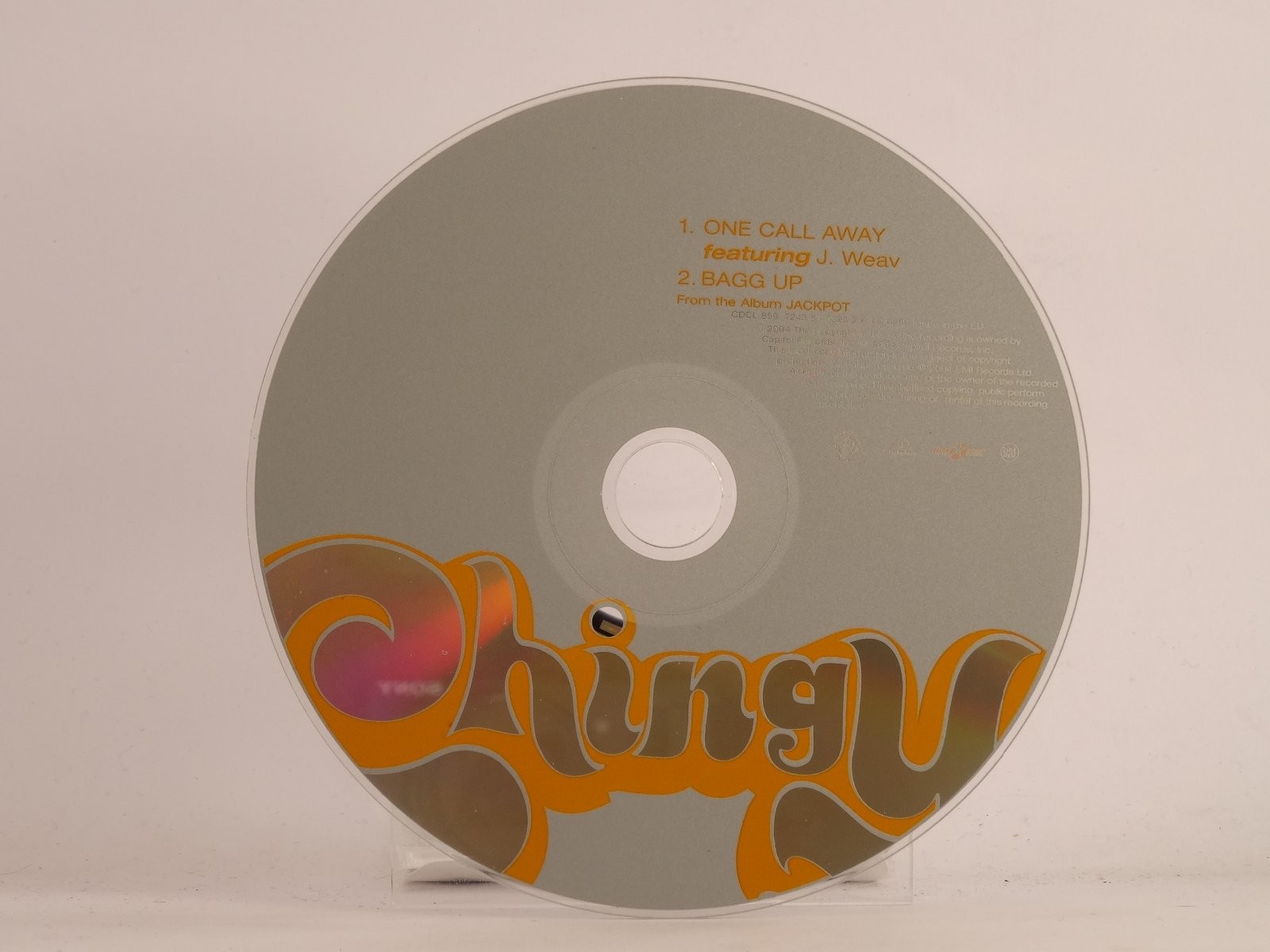 CHINGY FT J. WEAV ONE CALL AWAY (X9) 2 Track CD Single including Plastic Sleeve 
