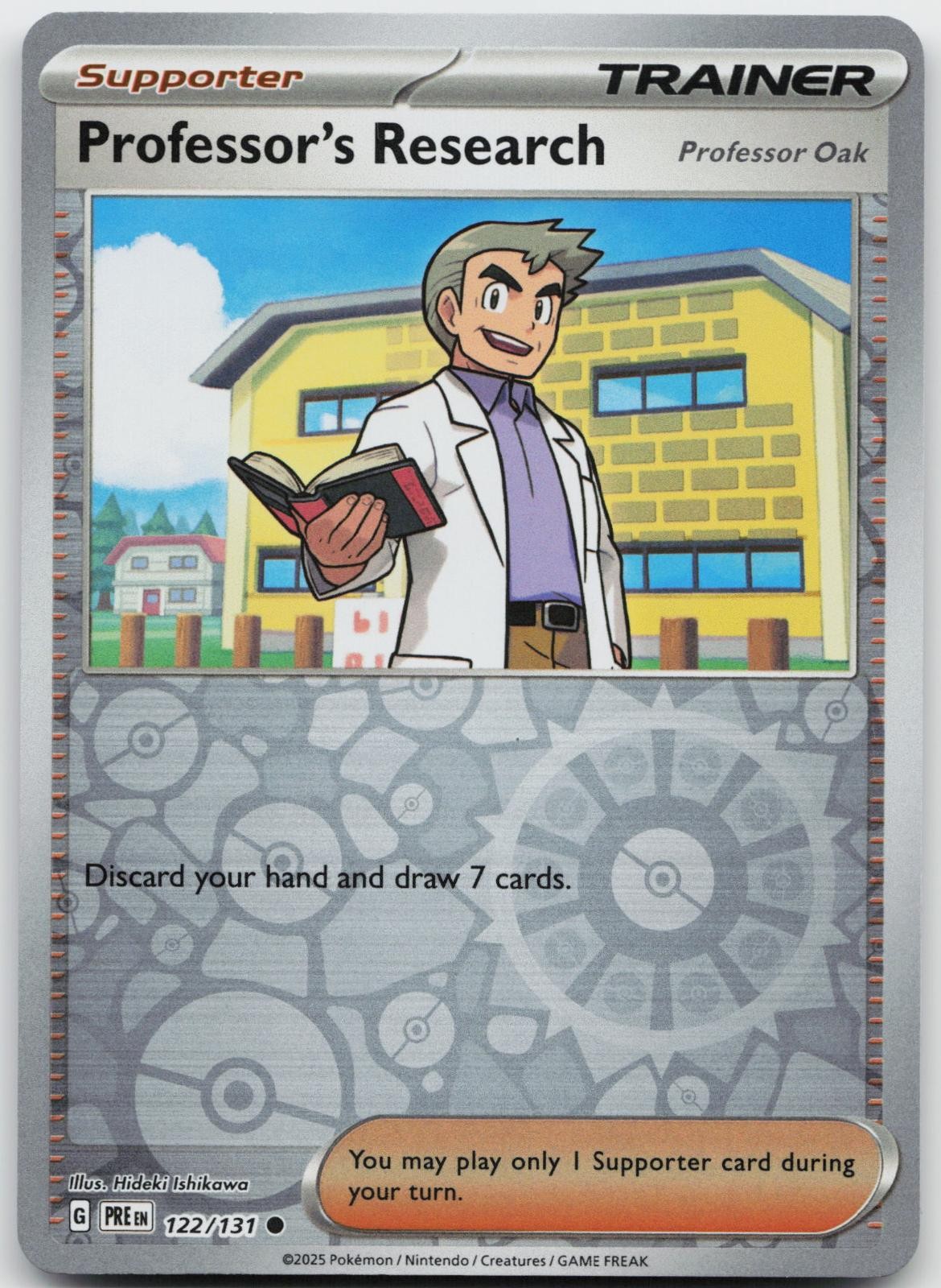 Ricerca del Professore [Quercia] 122/131 Evoluzioni Prismatiche Pokemon Reverse Holo NM