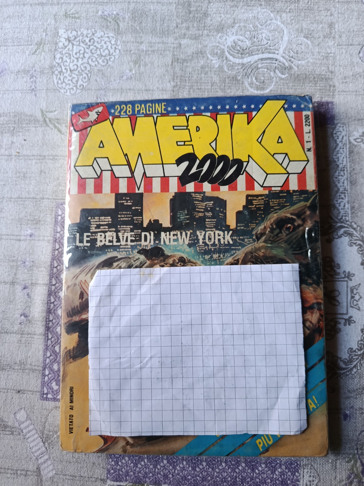 AMERIKA 2000 N. 1 - "LE BELVE DI NEW YORK" - EDITRICE SQUALO - 1988