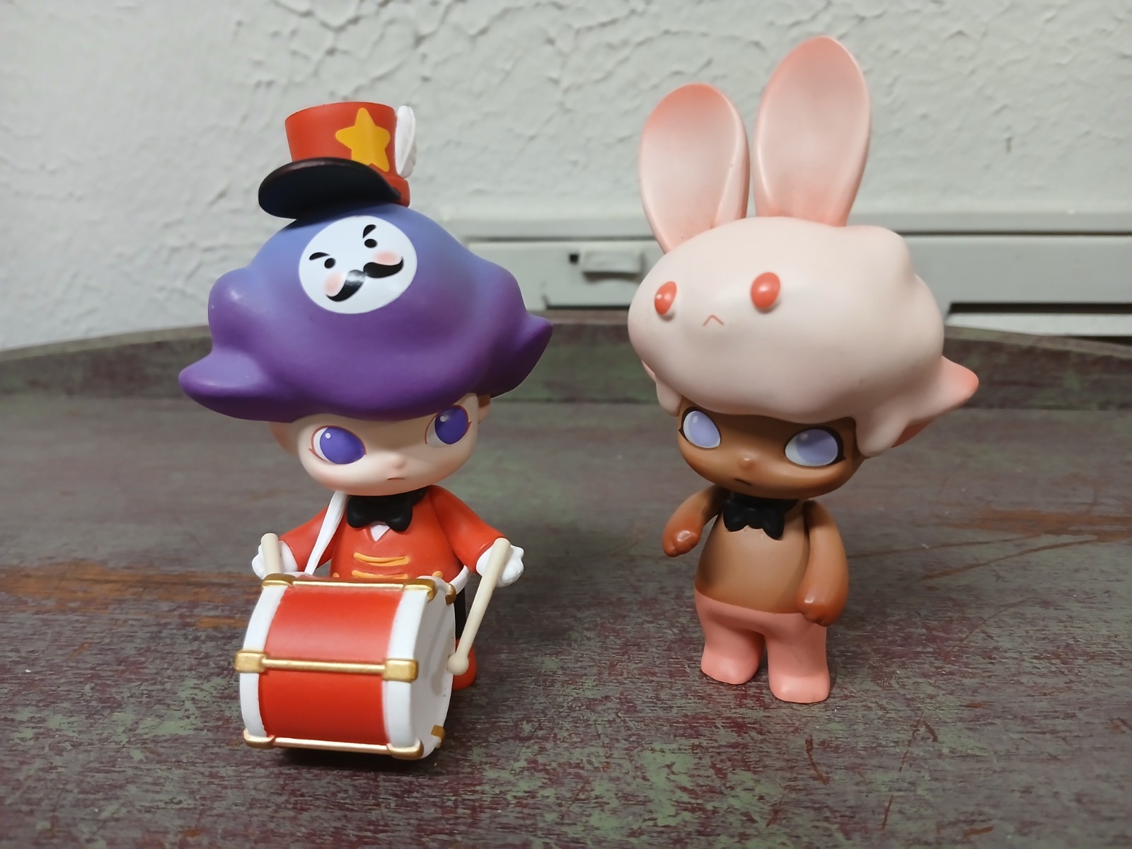 DIMOO World Midnight Circus Drummer & Stray Animals Rabbit Figure from PopMart