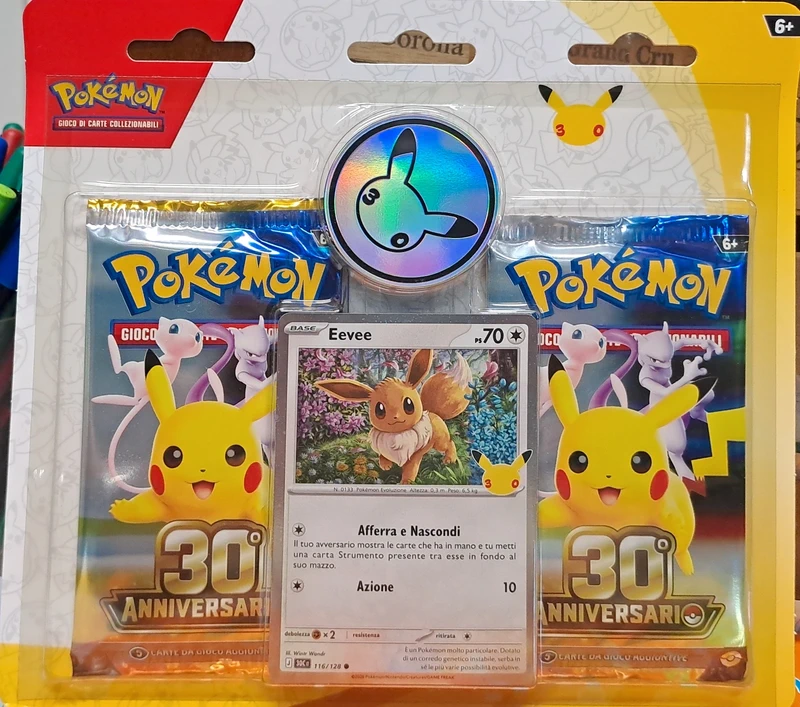 Blister Pokémon 30° Anniversario - Nuovo Sigillato