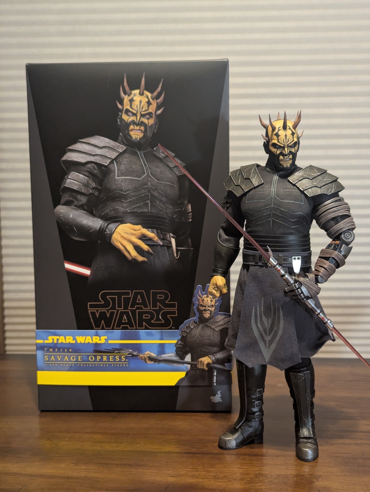 Hot Toys Savage Opress TMS136, Star Wars, personaggio scala 1/6, The Clone Wars