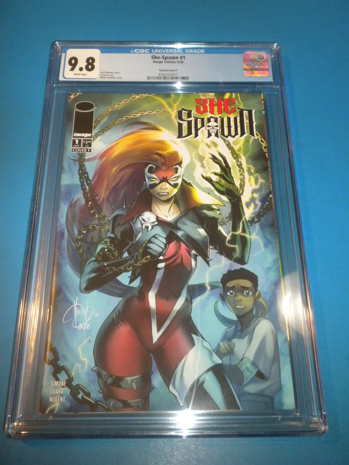She-Spawn #1 variante Andolfo CGC 9,8 NM/M splendida gemma wow