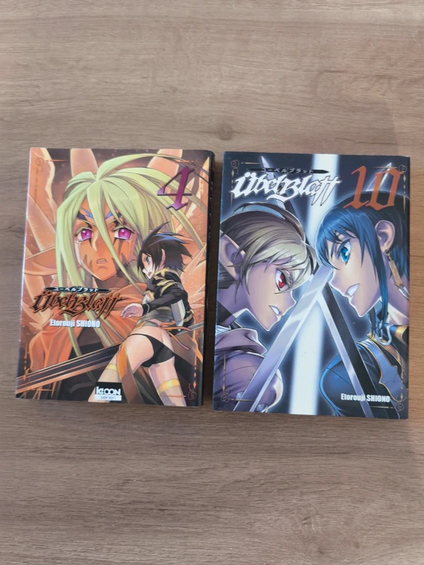Lot Mangas Übel Blatt Tomes 4 et 10 - Etorouji Shiono (Édition Ki-oon)