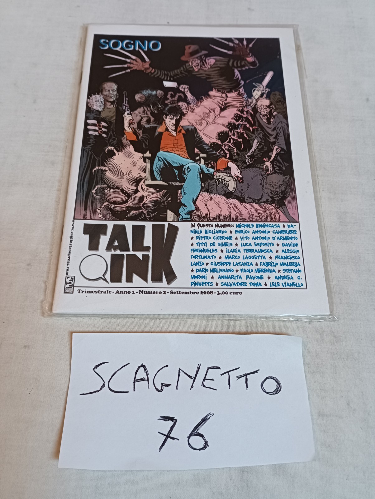 DYLAN DOG su TALKINK n. 2 del 2008 ed. Cagliostro e press
