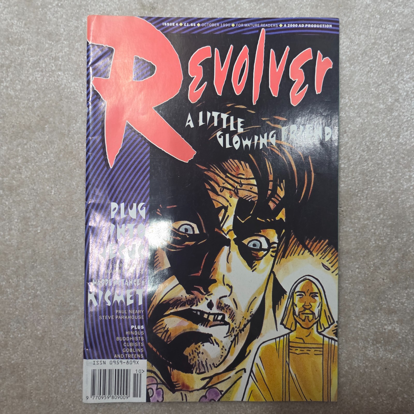 Revolver #4 October 1990 Vintage UK Comic Magazine 2000 AD Fleetway