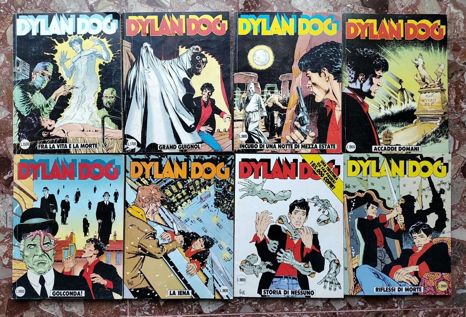 Dylan Dog vari dal 14 al 51