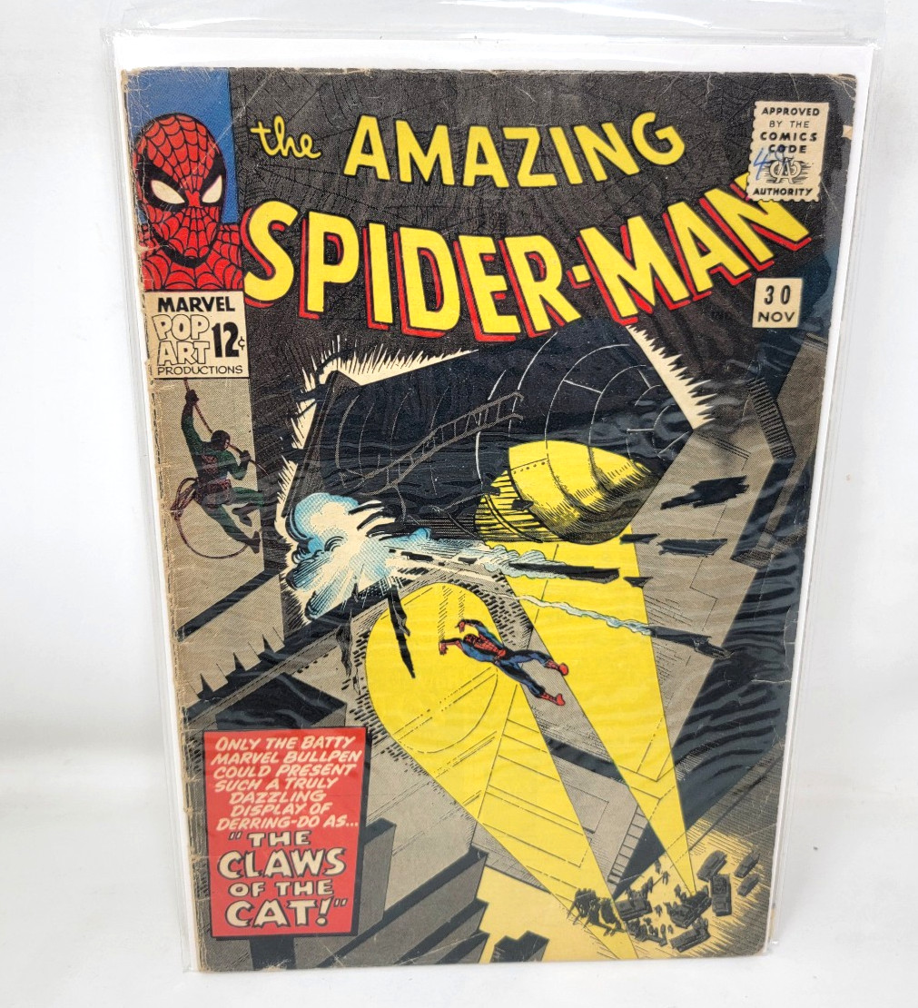 Amazing Spider-Man 30 1965 Marvel Comics Liz Allan 1° ladro di gatti 3.0