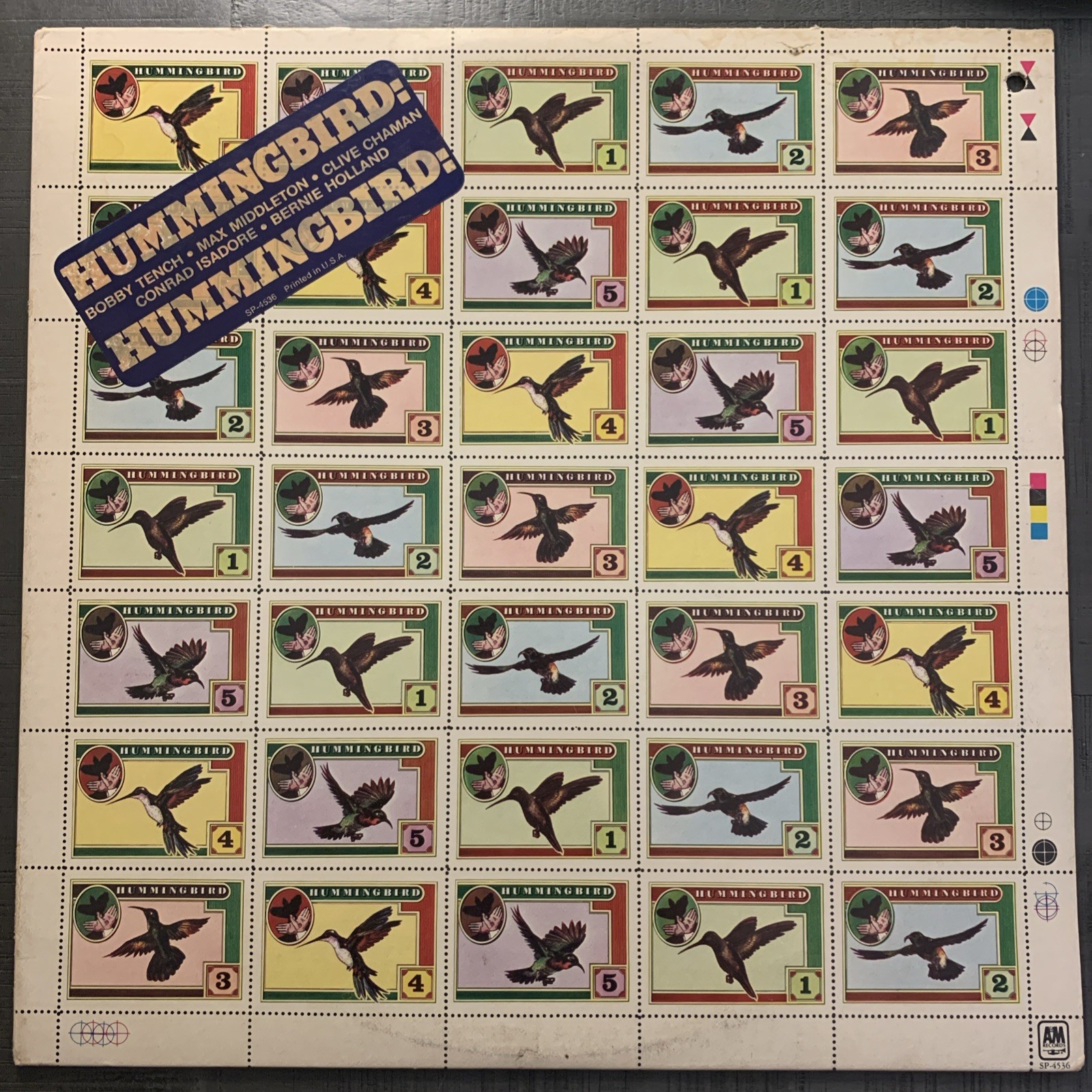 Hummingbird Self-titled PROMO Vinyl LP  Hype Sticker ~Clean!~ VG++ FULLY TESTED