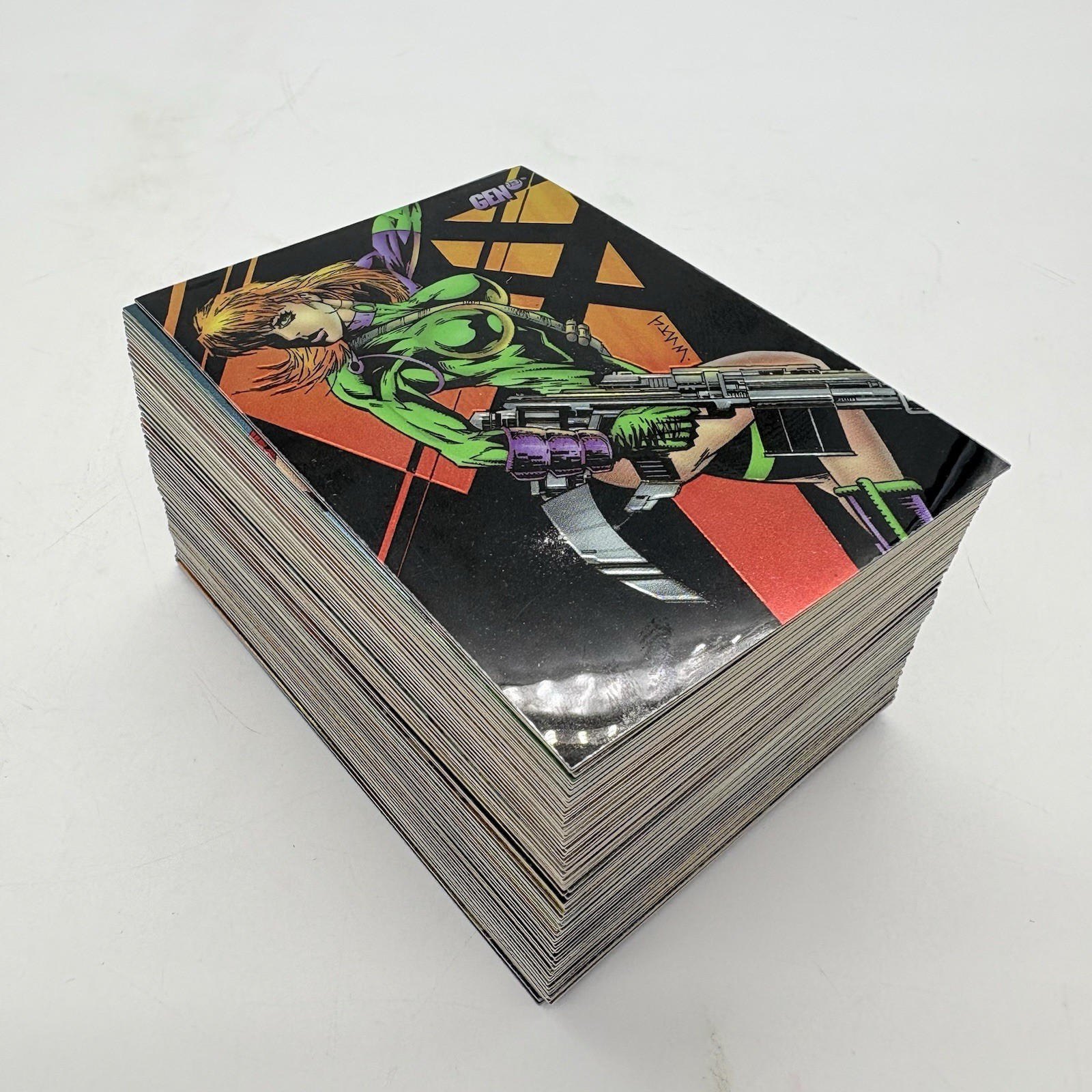1995 Gen13 Series 1 Wildstorm Chromium Complete Base 107 Comic Card Set Jim Lee