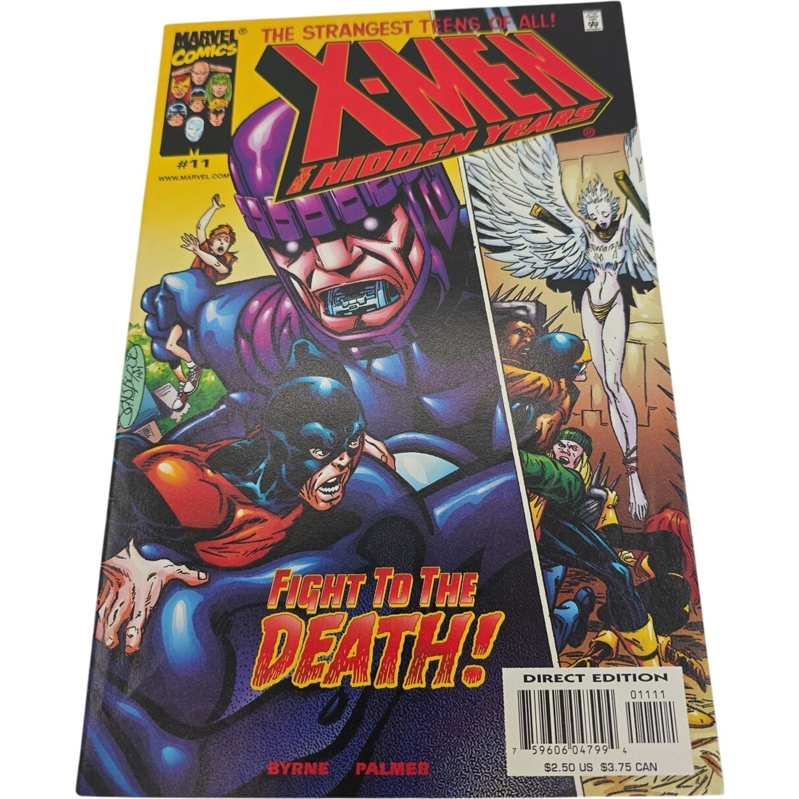 X-Men anni nascosti n. 11 fumetti Marvel edizione diretta di Byrne & Palmer