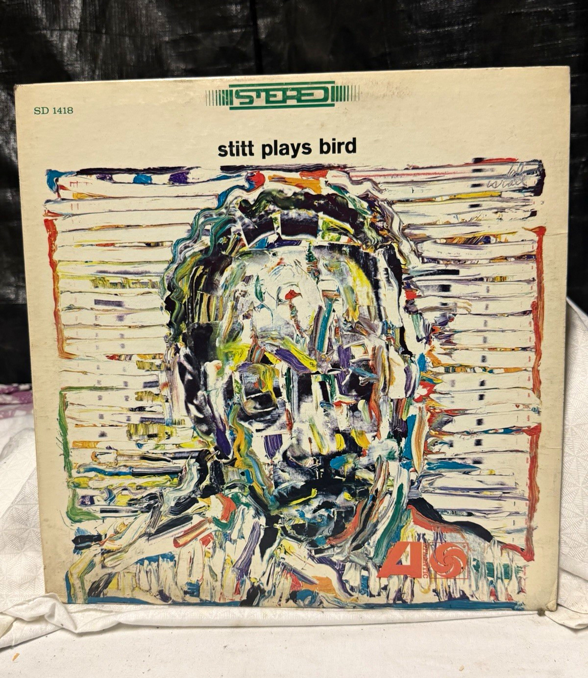 Sonny Stitt Stitt Plays Bird Atlantic SD 1418 Stereo Jazz LP Charlie Parker