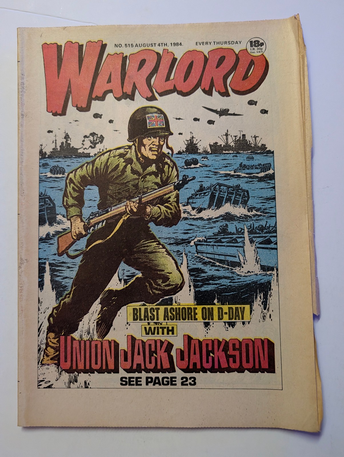 Warlord Comic No 515, August 4th 1984.